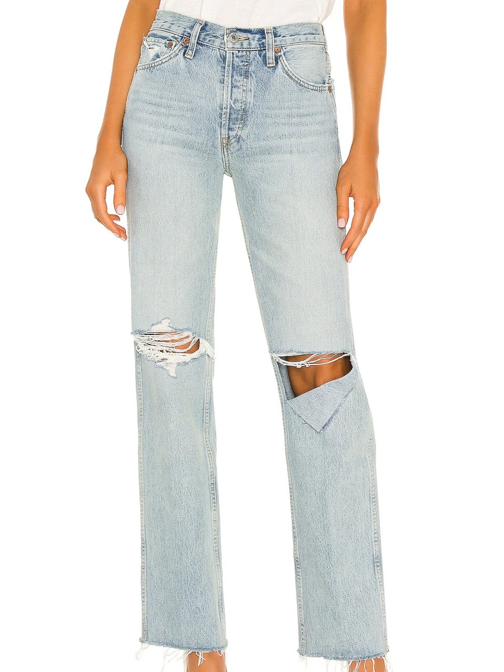 Redone 90's Low Slung jeans 27 button fly
